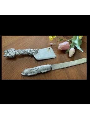 Vintage Arthur Court Bunny Motif Kitchen Knives